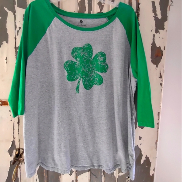 2X Raglan Sleeve Crewneck Tee - Picture 1 of 6